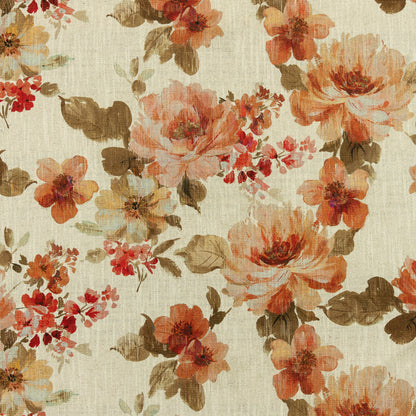 Tecido Floral Eden Outono