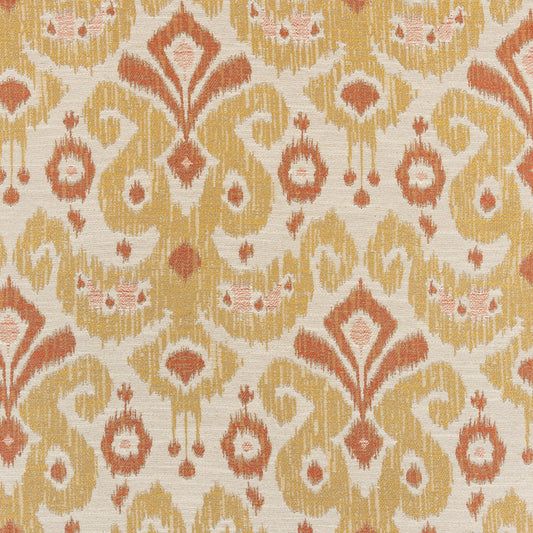 Tecido Ikat Damascus Ocre
