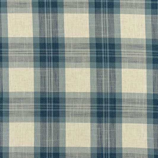 Tecido Xadrez Tundra Denim