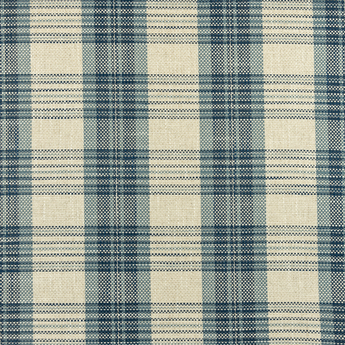 Tecido Xadrez Austral Denim