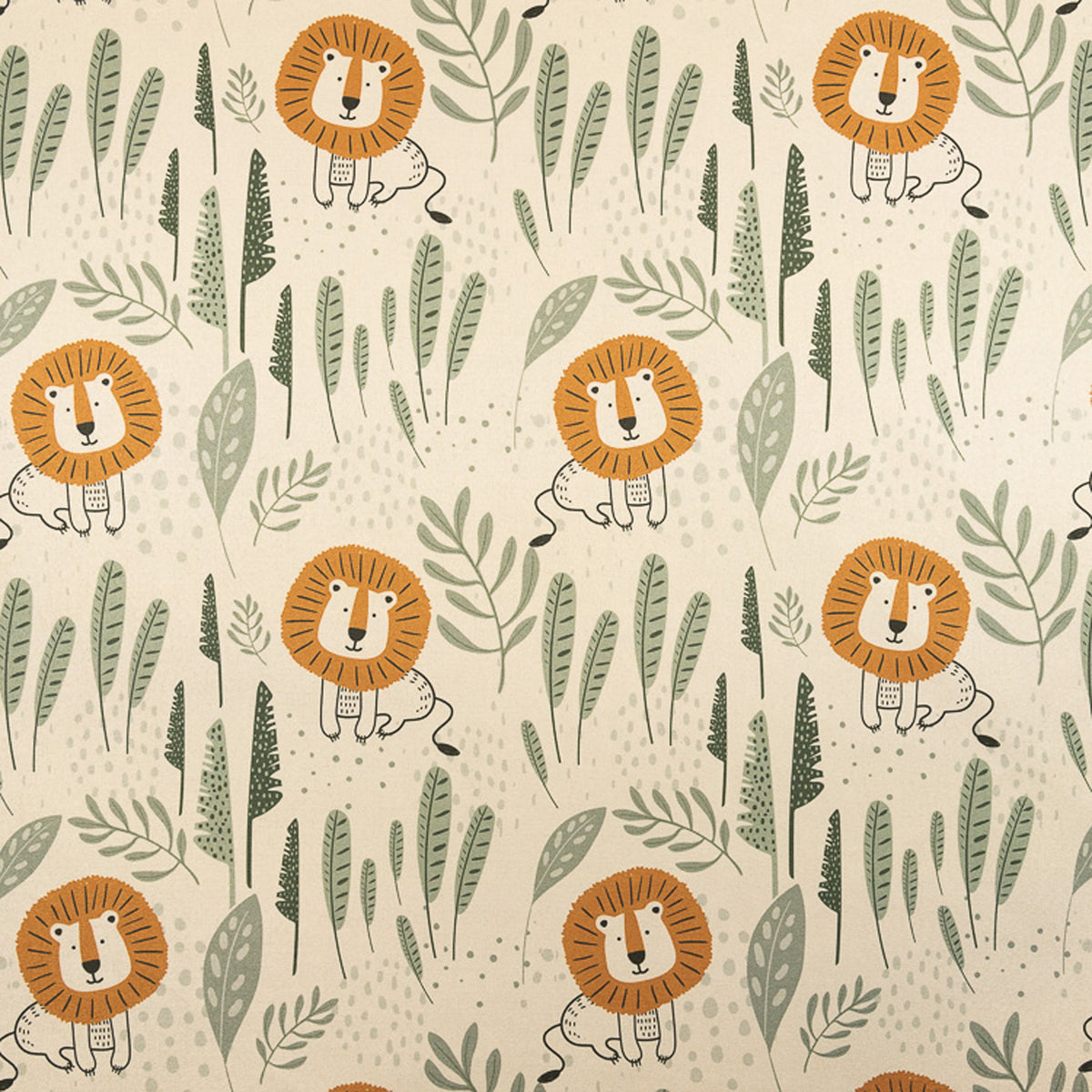 Tecido Jungle Lion