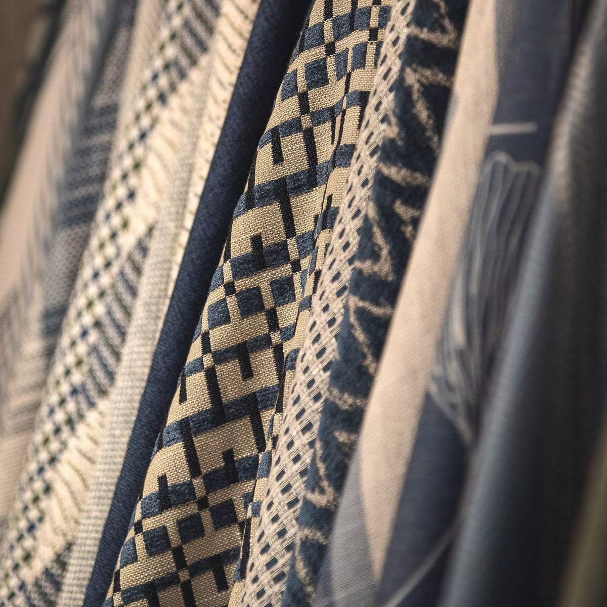 Tecido Jacquard Zolla Denim