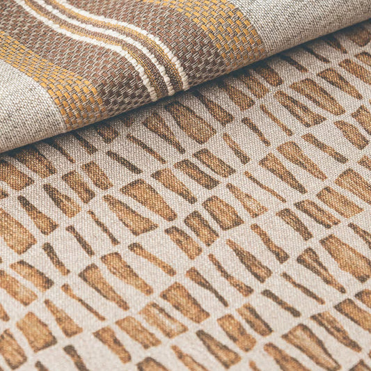 Tecido Estampado Cordillera Ocre
