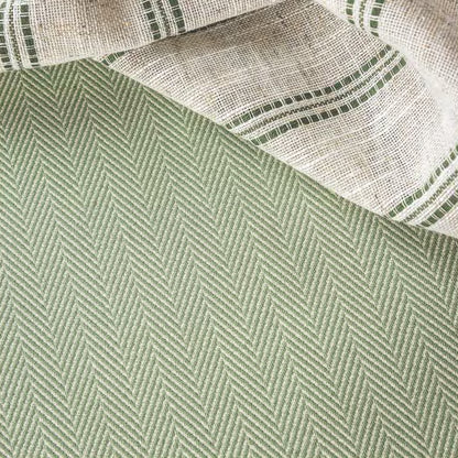 Tecido Chevron Petits Charmes Sálvia