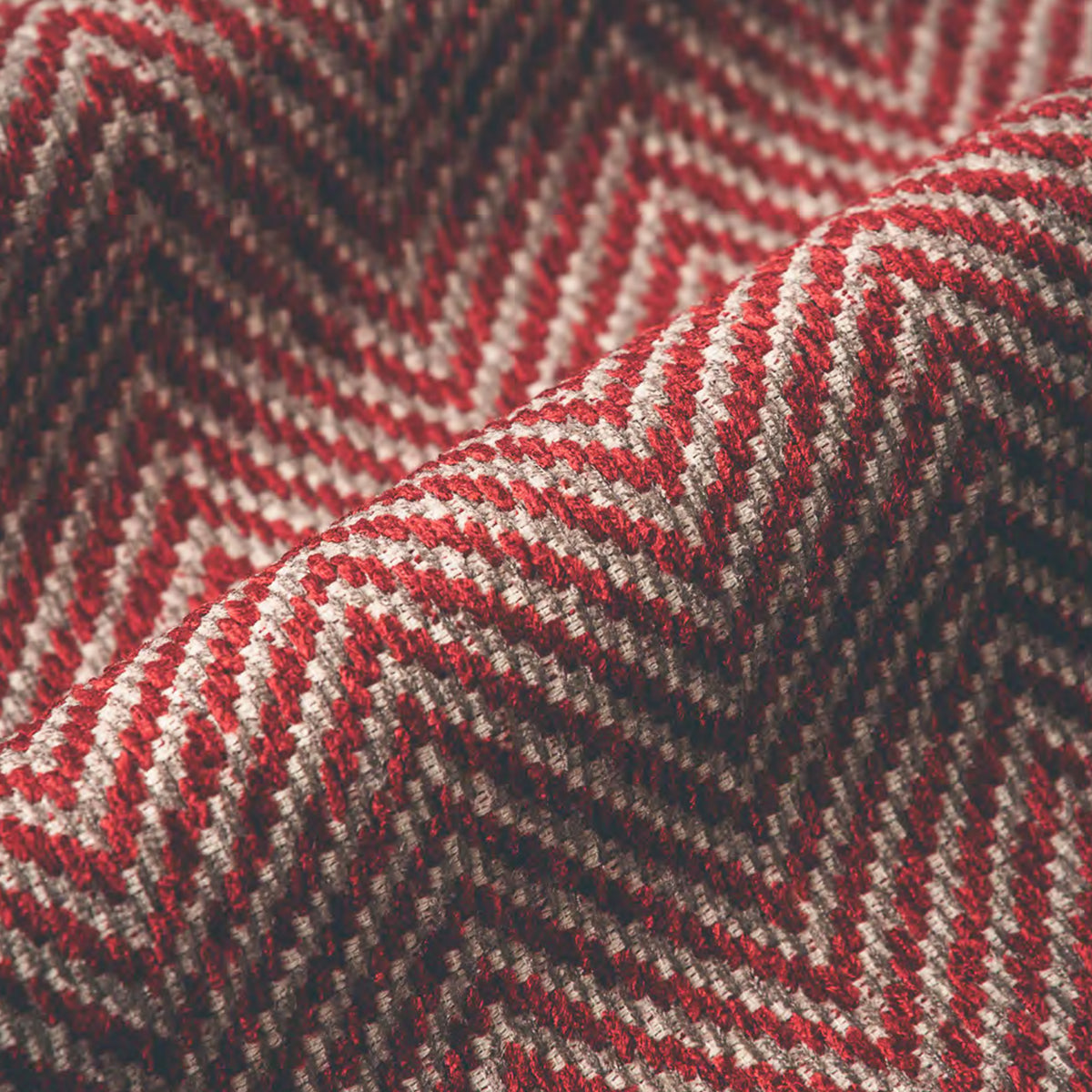 Tecido Chevron Native Bordeaux