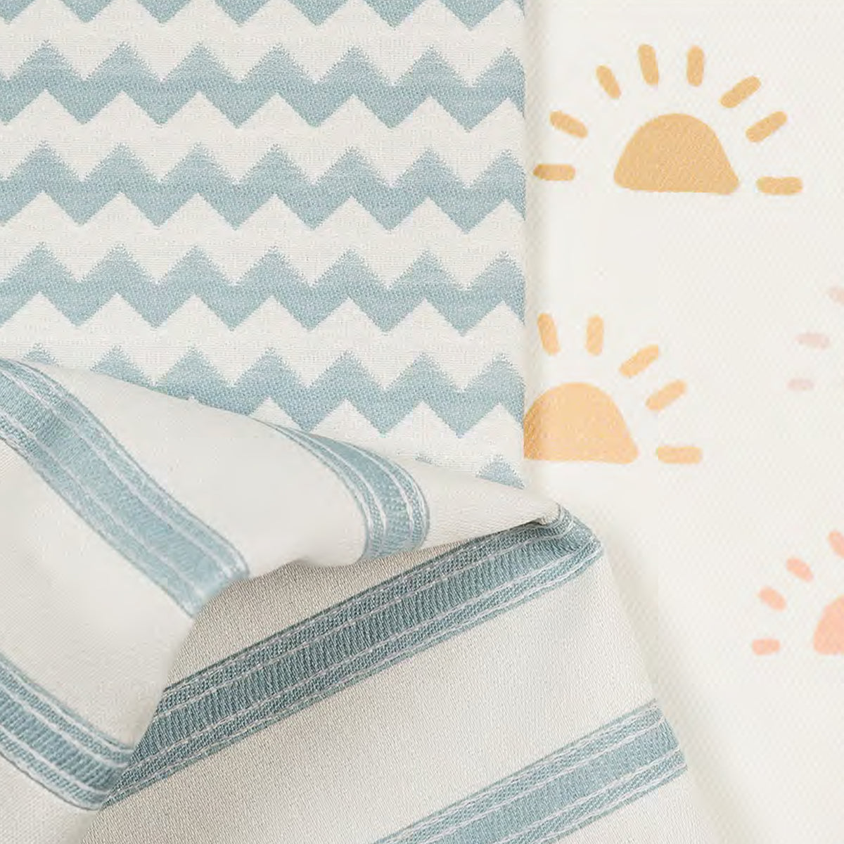 Tecido Jacquard Zig Zag